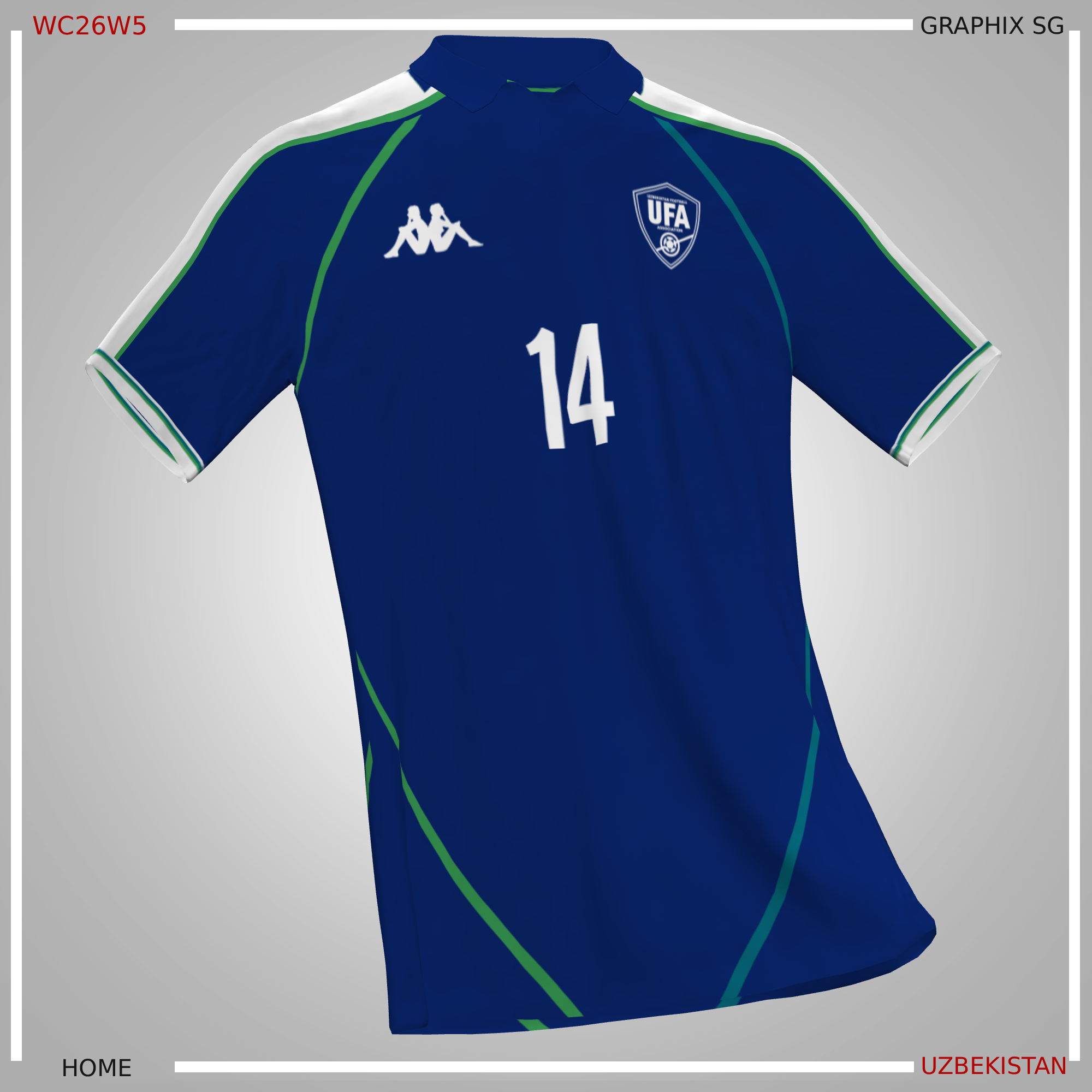 Uzbekistan NT Home Shirt | [WC26W5]