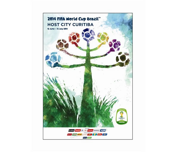 FIFA World Cup 2014 Brazil Host City Posters