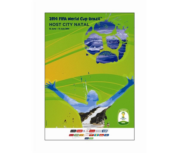 FIFA World Cup 2014 Brazil Host City Posters