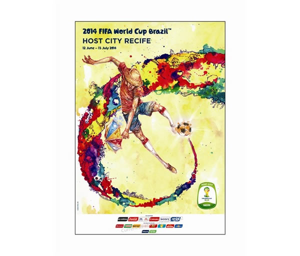 FIFA World Cup 2014 Brazil Host City Posters