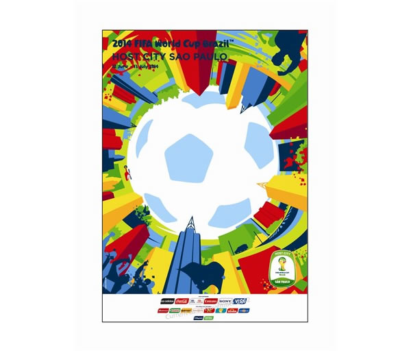 FIFA World Cup 2014 Brazil Host City Posters