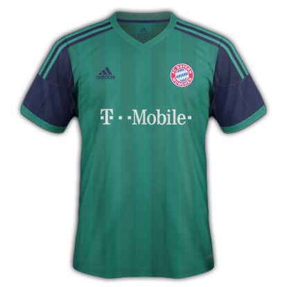 Bayern Munich Third kit 2015/16 with Adidas