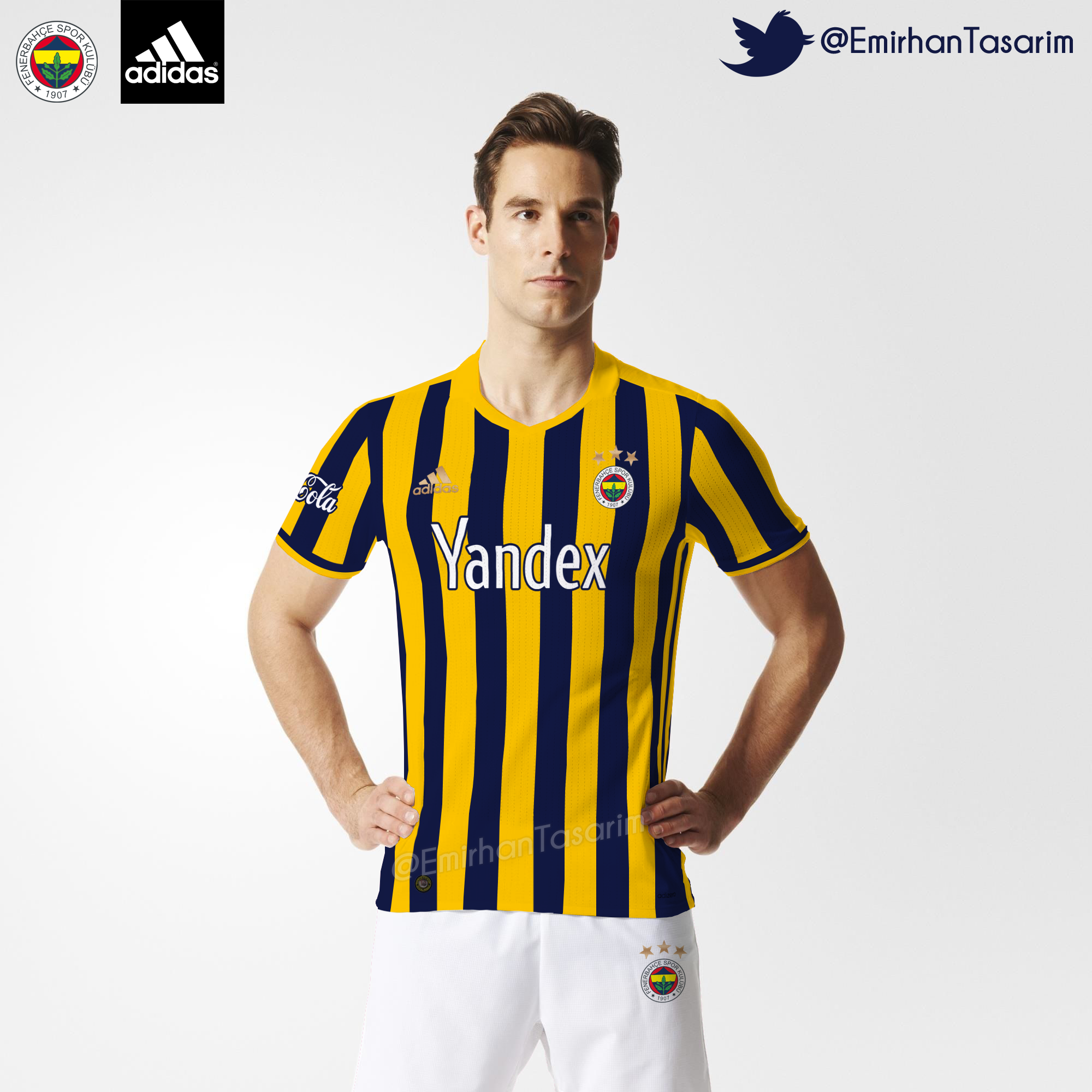 Fenerbahce 16 17 Home Kit Design