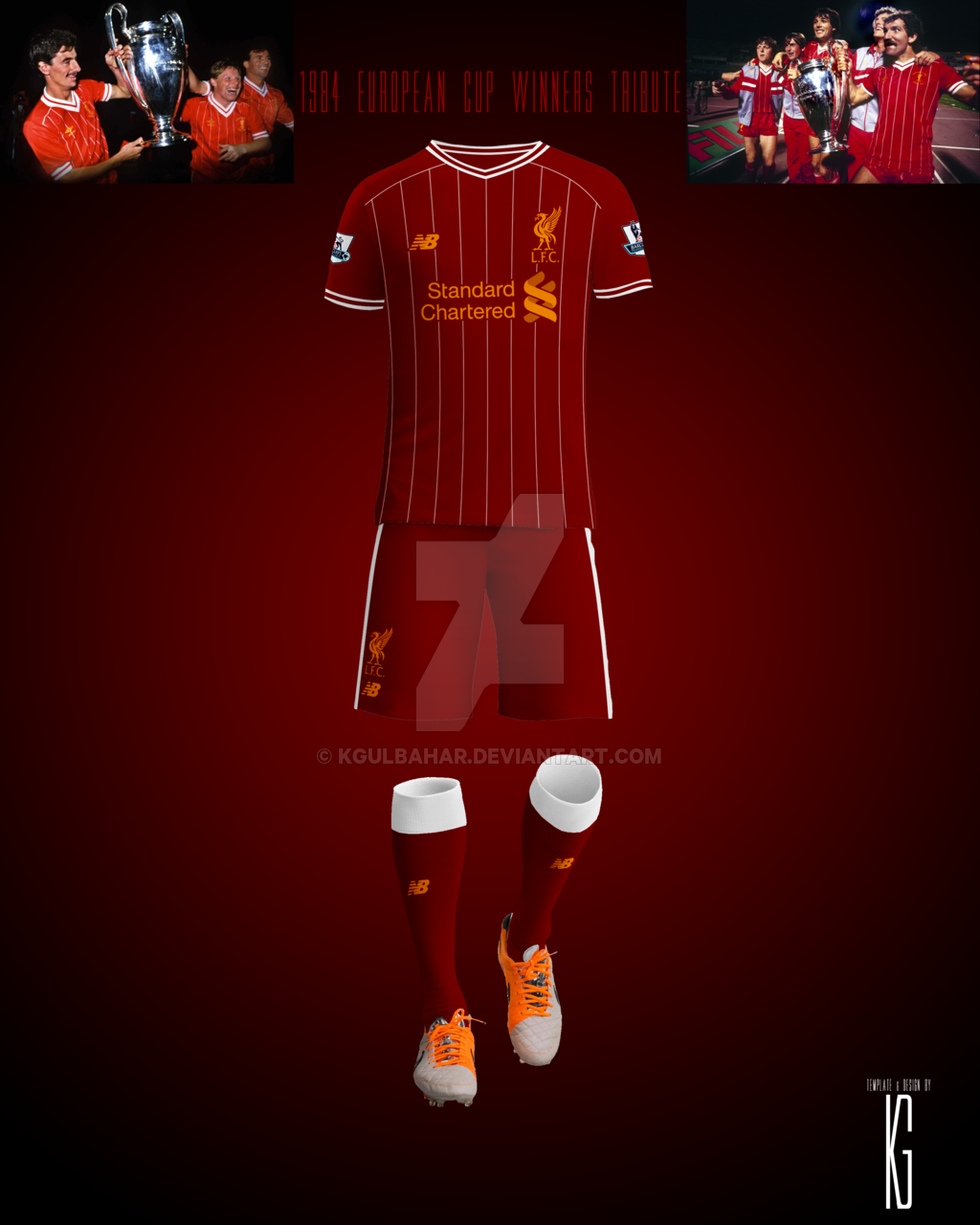 liverpool home kit 1984