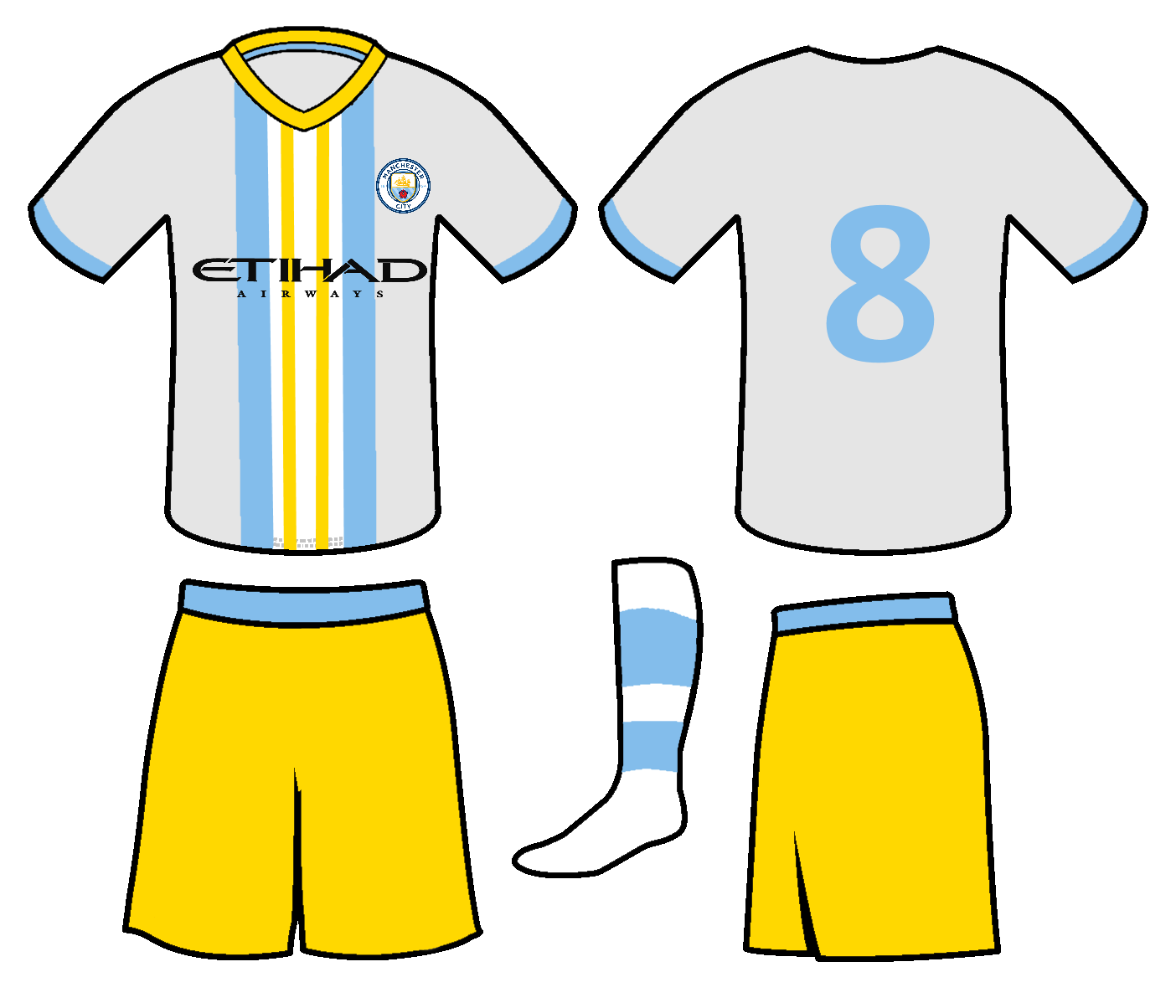 Manchester City NEW Away KIT 17-18