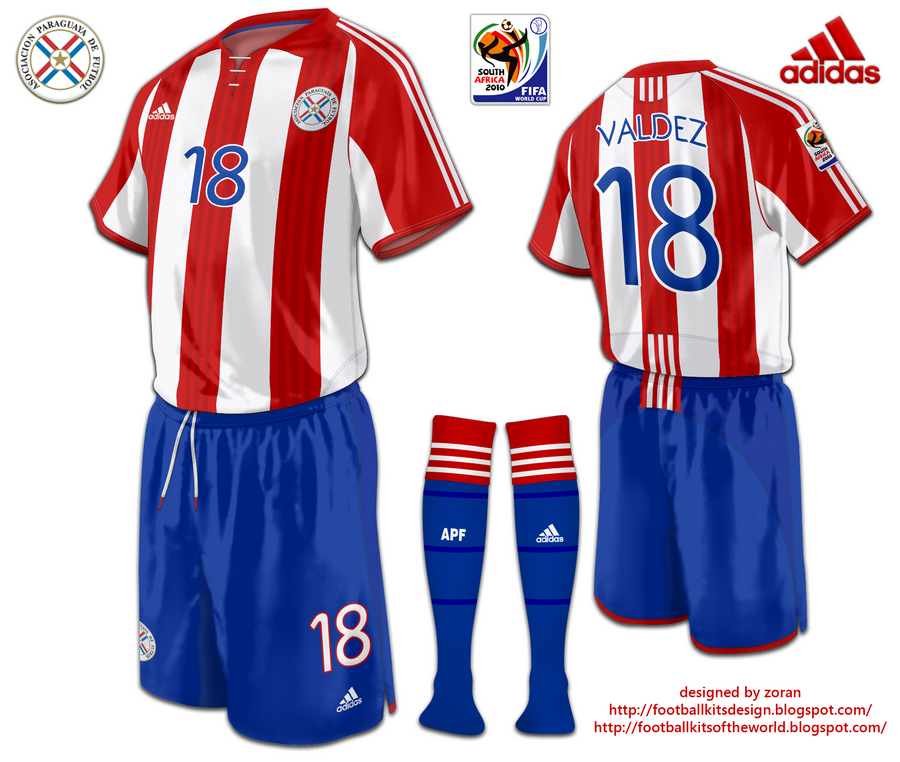 paraguay national team jersey