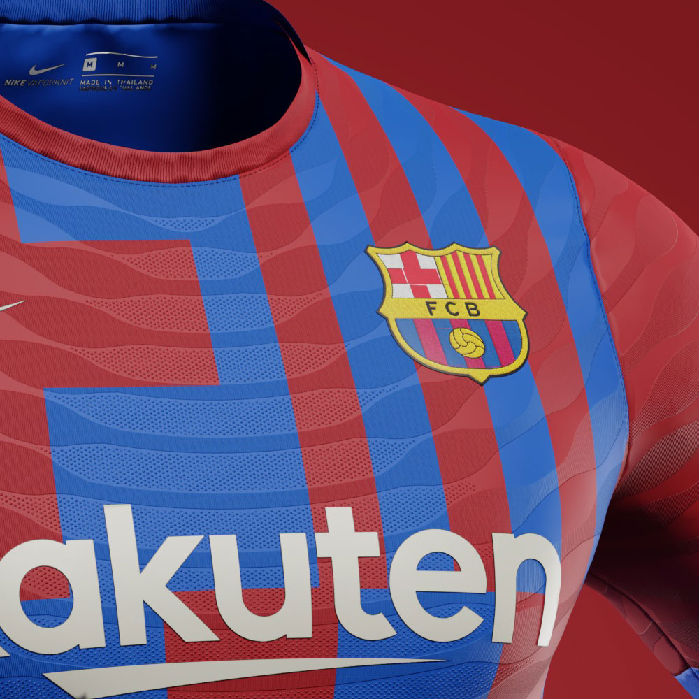 Barcelona 2021-22 Home Shirt Prediction by Corinth | Kit ...