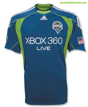 Seattle Sounders 09/10 Adidas Away football shirt