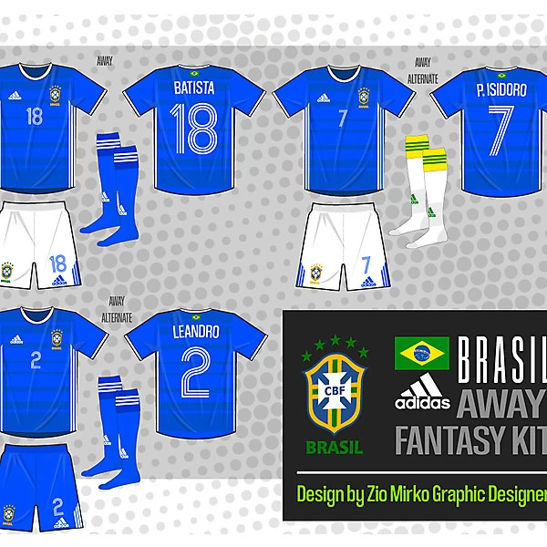 Fantasy Adidas Brazil AWAY