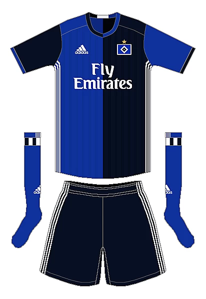 Hamburg SV Adidas Away Kit
