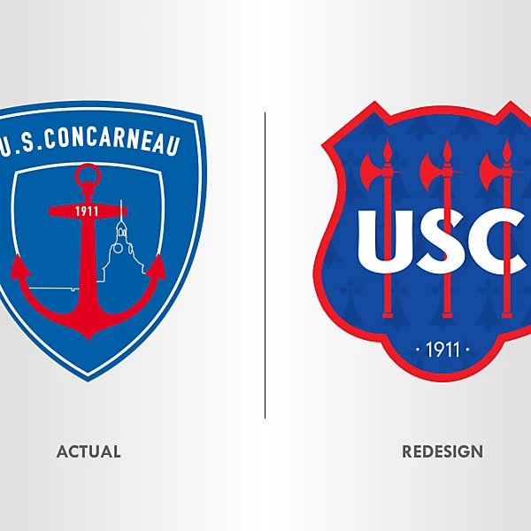 US Concarneau Crest Redesign