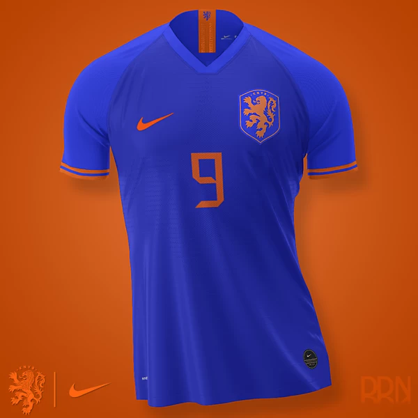 Netherlands Nike Away Euro 2020 (Royal blue)