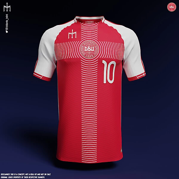Danmarks Fodboldlandshold X TRIDENTE | Home kit | KOTW