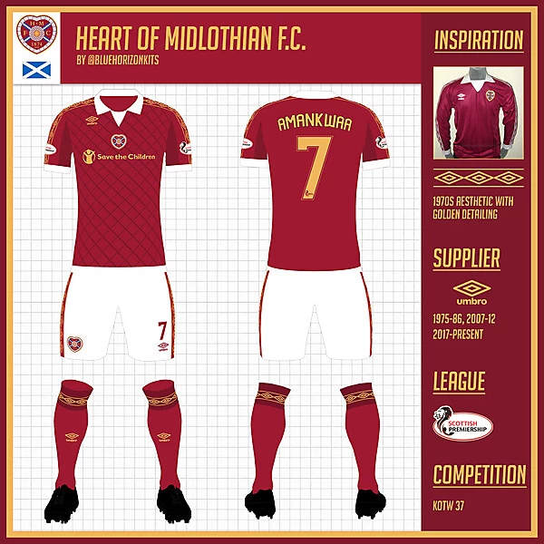 Heart of Midlothian F.C. Home Kit