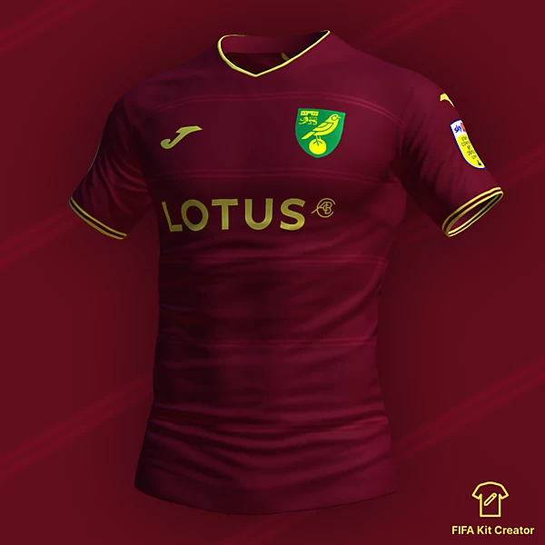 Norwich City away concept (2001-02 remake)