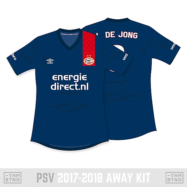 PSV 2017-2018 Umbro Away Kit Concept