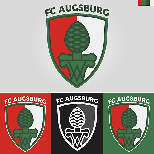 FC Augsburg Crest Redesign