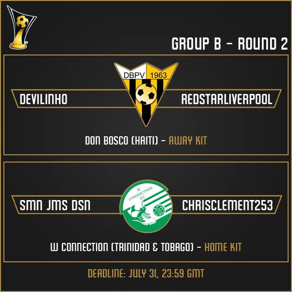 Group B - Week 2 Matches