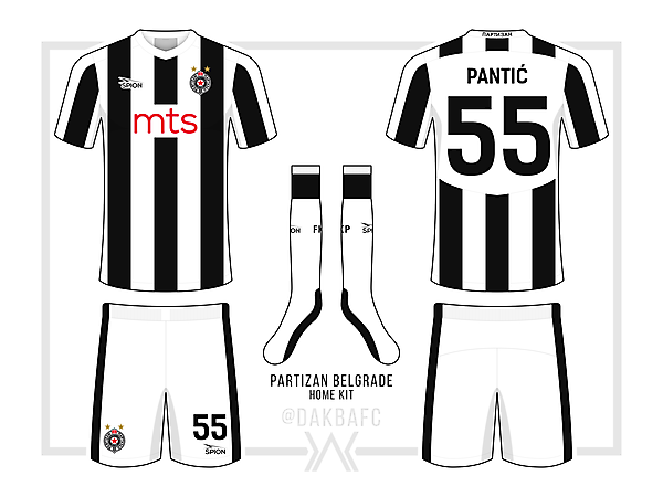 FK Partizan Home Kit - KOTW 11