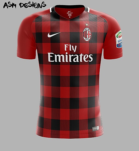 AC Milan Nike 2018 Home Kit