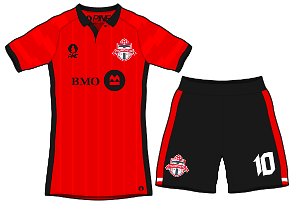 Toronto FC Home Kit Design