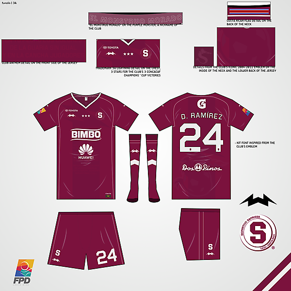 Deportivo Saprissa Home Jersey - KOTW 57