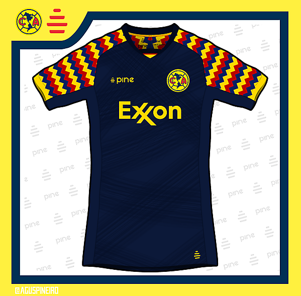 Club América Away Kit by Pine