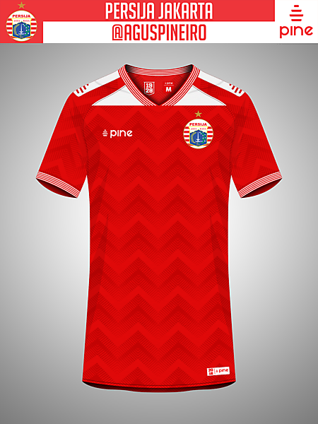 Persija Jakarta Home Kit Design by Pine