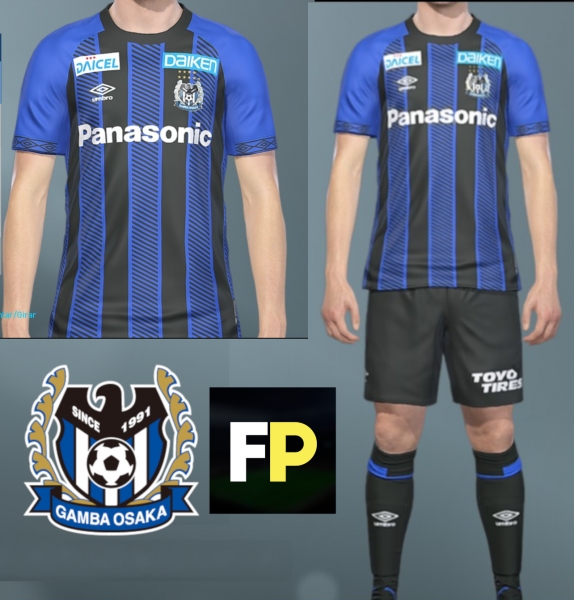 Gamba Osaka Home kit 18-19 by @feliplayzz