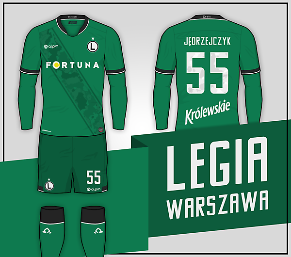 Legia Warszawa // Away kit