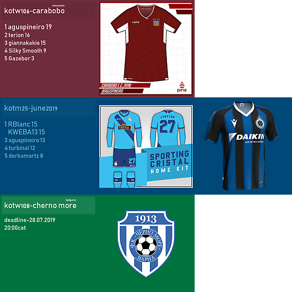 KOTW106 / KOTM25 / KOTW108