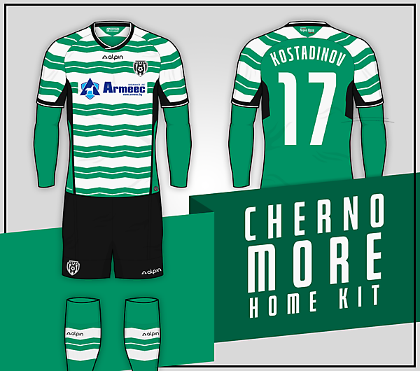 PFC Cherno More // Home kit