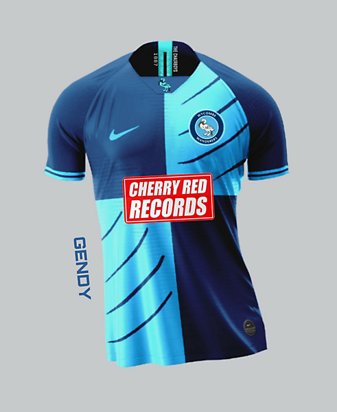 Wycombe Wanderers FC nike home kit