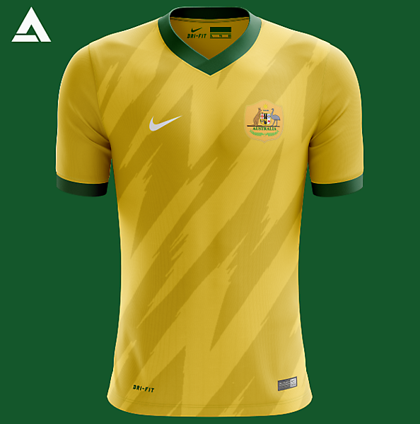 Australia Nike 2021 Home Kit