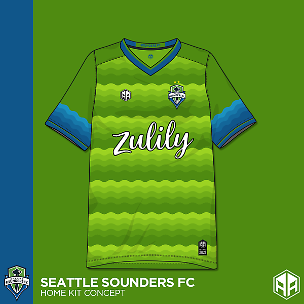 Seattle Sounders F.C home kit concept