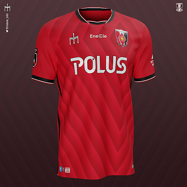 Urawa Red Diamonds X TRIDENTE | Home Shirt | KOTW
