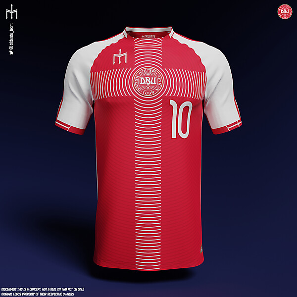 Danmarks Fodboldlandshold X TRIDENTE | Home kit | KOTW