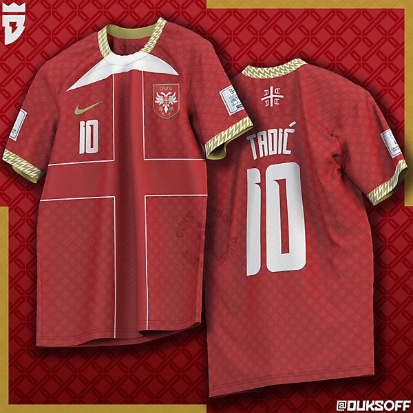 Serbia x Nike Home Kit | Qatar 2022