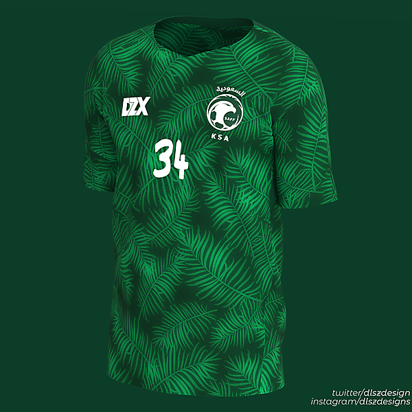 Saudia Arabia Away Jersey by DZX