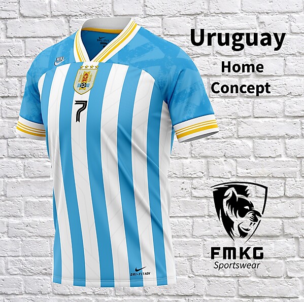 Uruguay - Nike Home Kit Concept. 