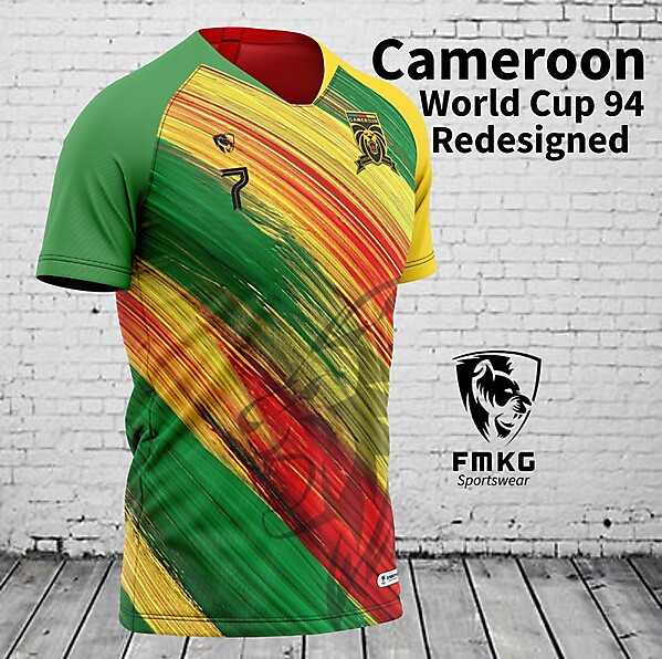 Cameroon / KOTW/ World Cup 94 Redesigned 