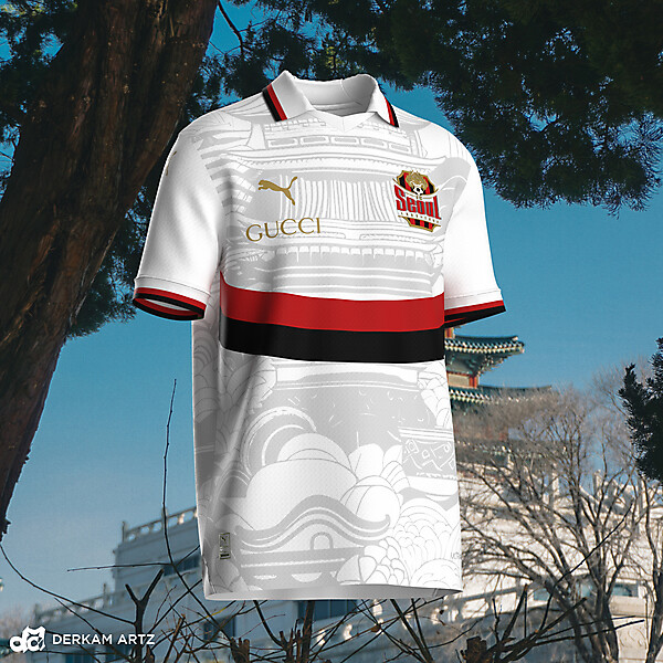 FC Seoul x Puma x Gucci - Away Kit Concept