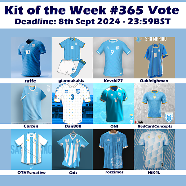 KOTW365 - VOTING - SAN MARINO