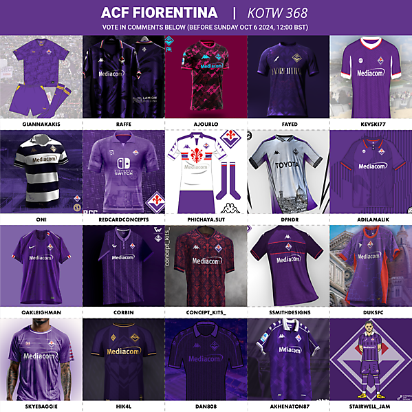 KOTW368 - VOTING - ACF FIORENTINA