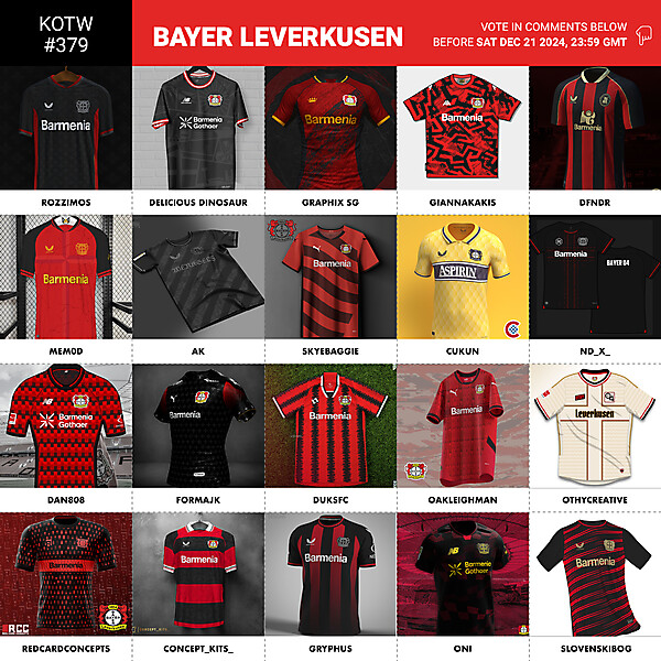 KOTW 379 - VOTING - BAYER 04 LEVERKUSEN
