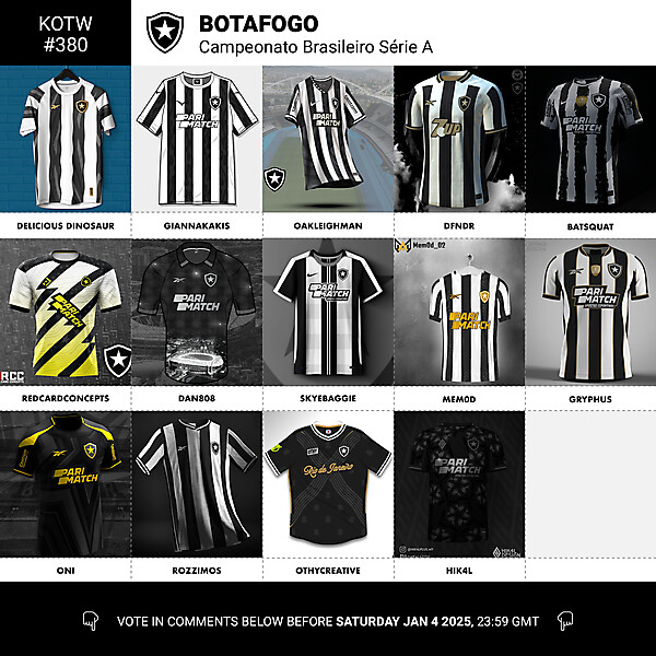 KOTW 380 - VOTING - BOTAFOGO