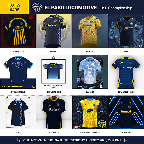 KOTW 408 - VOTING - EL PASO LOCOMOTIVE