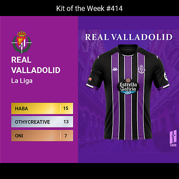KOTW 414 - RESULTS - REAL VALLADOLID