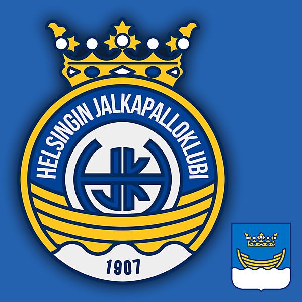 HJK Helsinki Crest Redesign