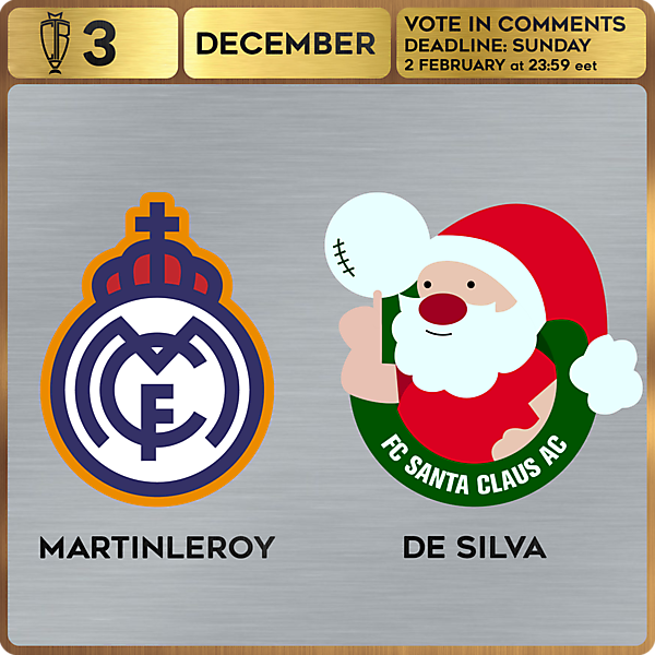 CROTM 3 VOTING - DECEMBER